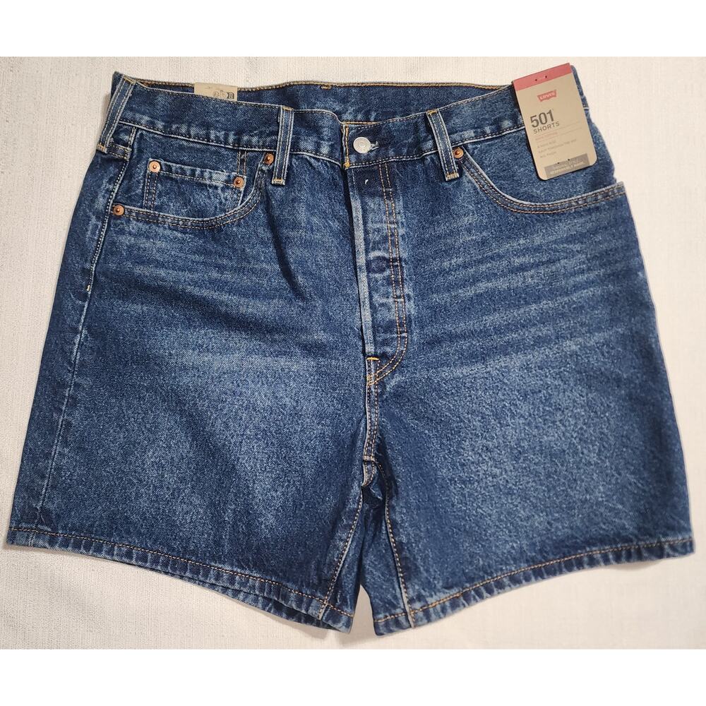 Levi's 501 shorts 34'' waists a high rise women's button-fly